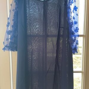 SHEIN Curve Navy Blue Dress